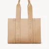 Women Chloé Medium Woody Tote Bag