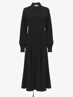 Women Chloé Midi Shirt Dress