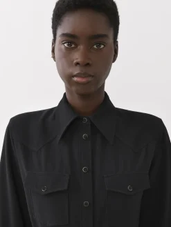 Women Chloé Midi Shirt Dress