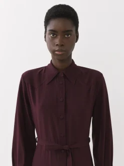 Women Chloé Midi Shirt Dress