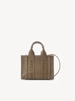 Women Chloé Mini Woody Tote Bag