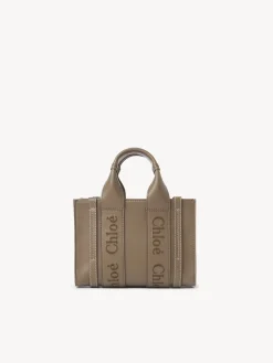 Women Chloé Mini Woody Tote Bag