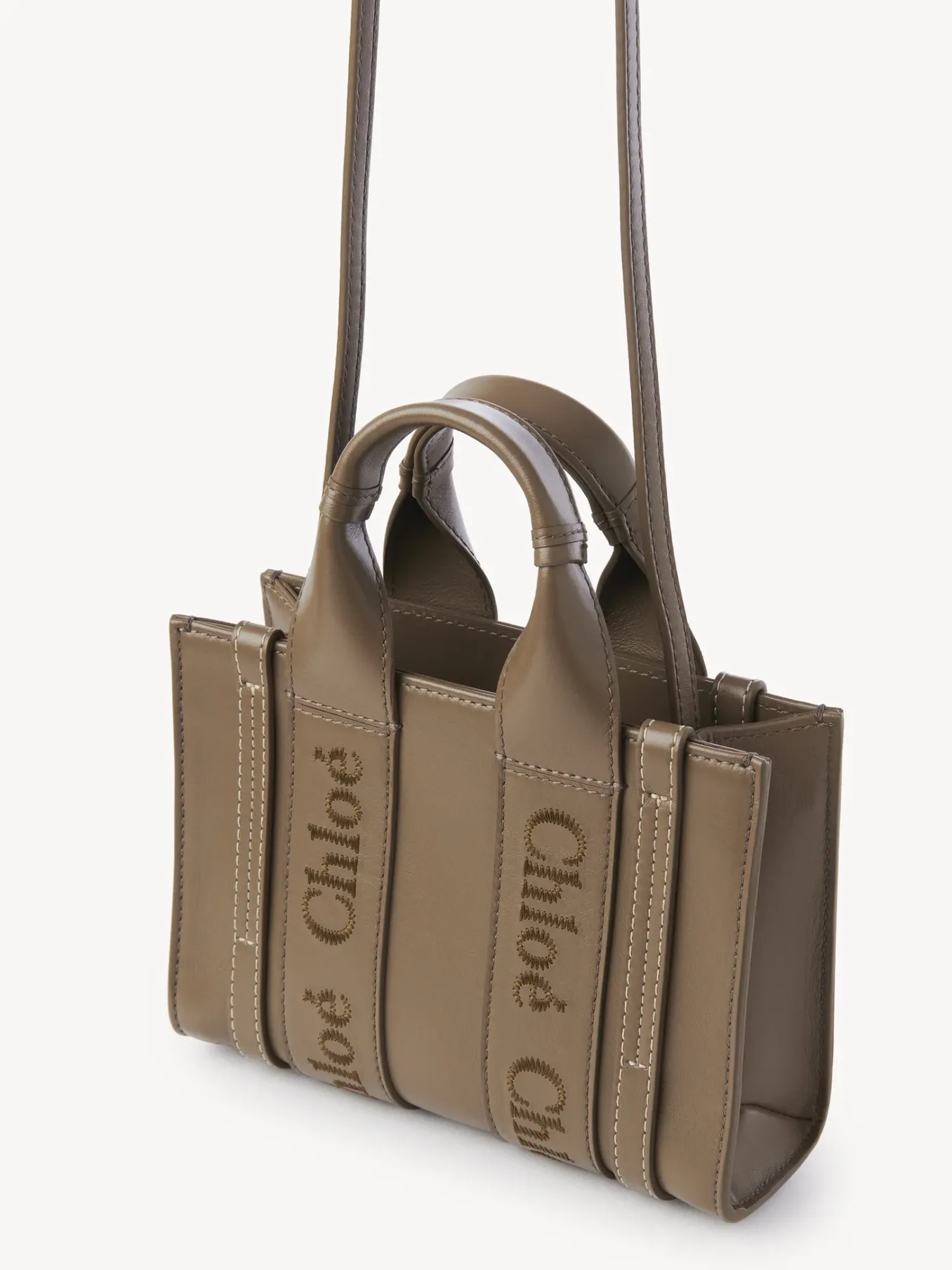 Women Chloé Mini Woody Tote Bag