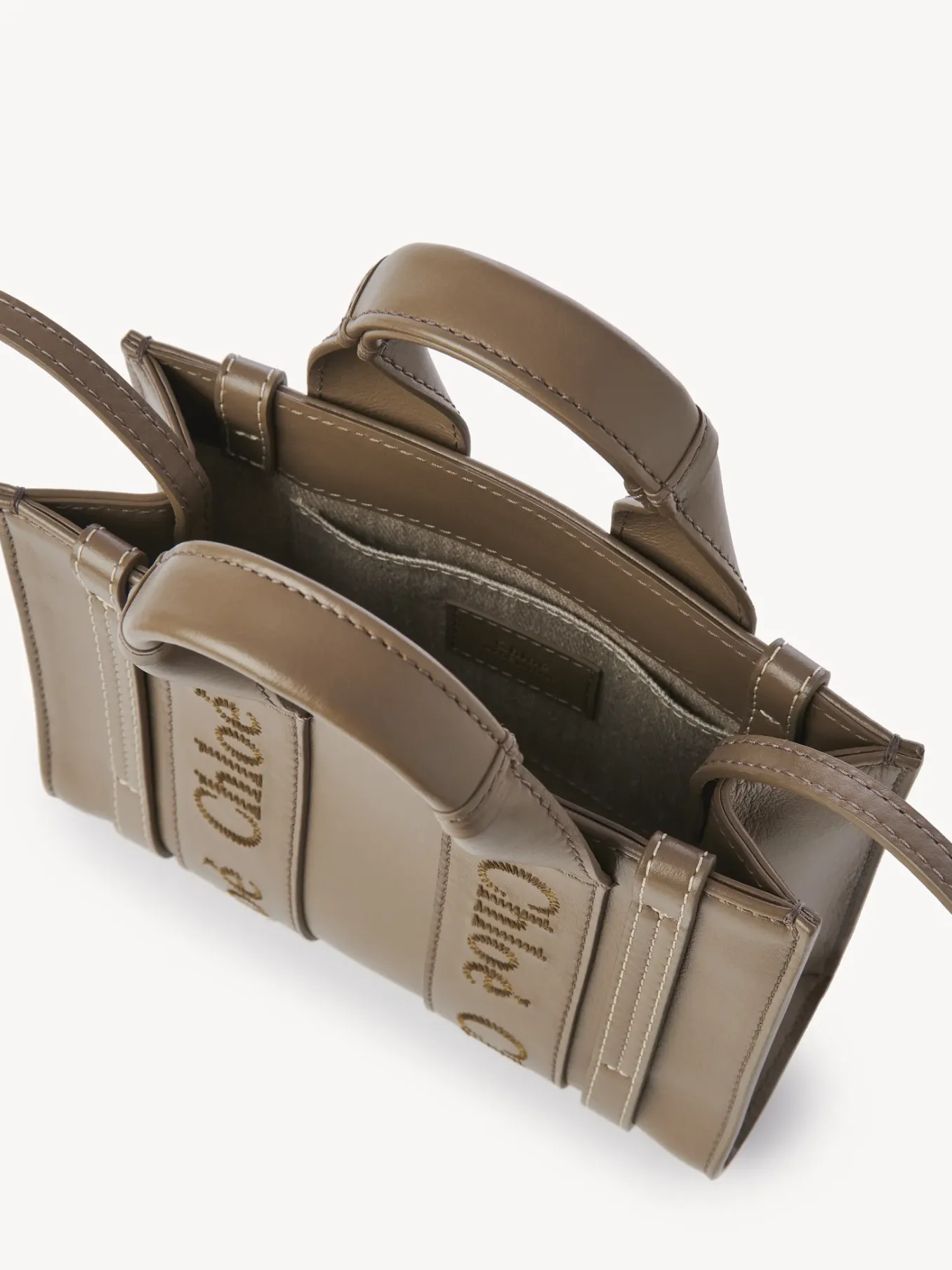 Women Chloé Mini Woody Tote Bag