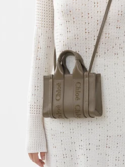 Women Chloé Mini Woody Tote Bag