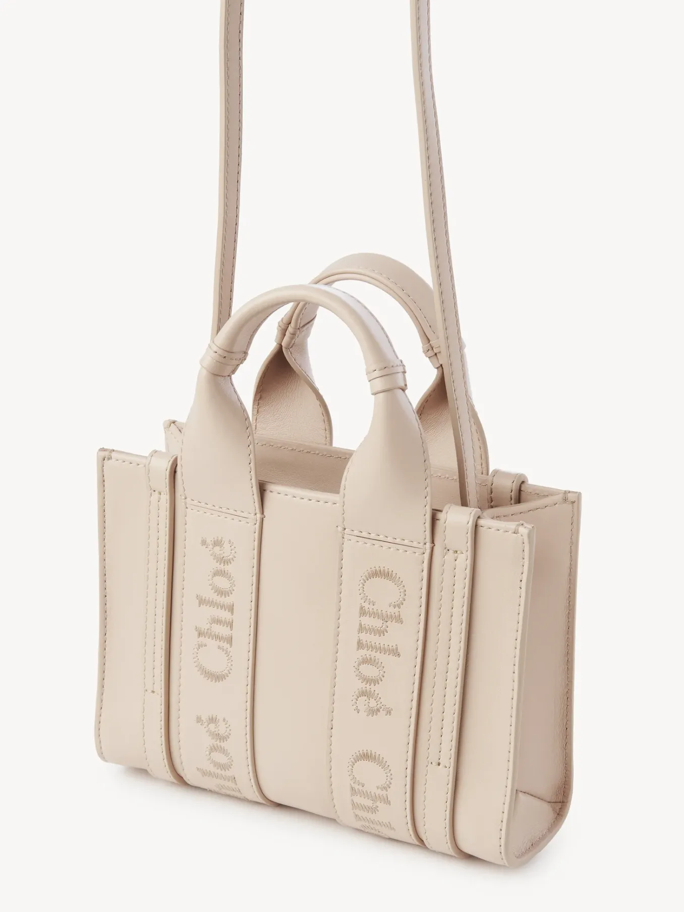 Women Chloé Mini Woody Tote Bag
