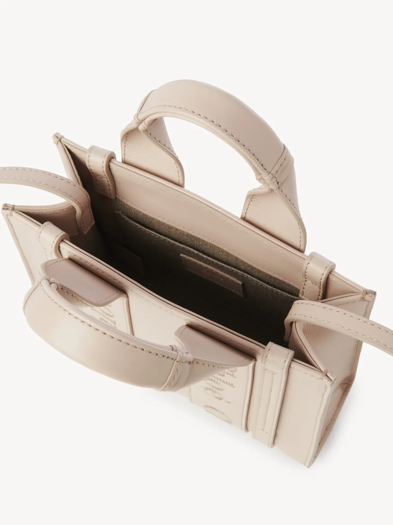 Women Chloé Mini Woody Tote Bag