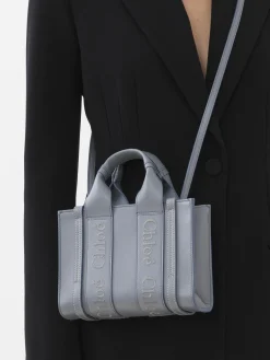 Women Chloé Mini Woody Tote Bag