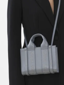 Women Chloé Mini Woody Tote Bag