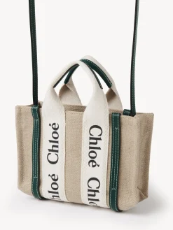 Women Chloé Mini Woody Tote Bag