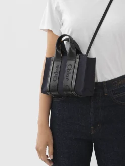 Women Chloé Mini Woody Tote Bag
