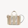 Women Chloé Mini Woody Tote Bag