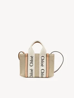 Women Chloé Mini Woody Tote Bag
