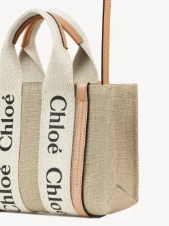 Women Chloé Mini Woody Tote Bag