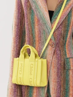 Women Chloé Mini Woody Tote Bag