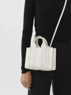 Women Chloé Mini Woody Tote Bag