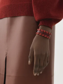 Women Chloé Mony Leather Bracelet