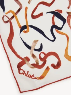 Women Chloé Multicolour Ribbons Scarf