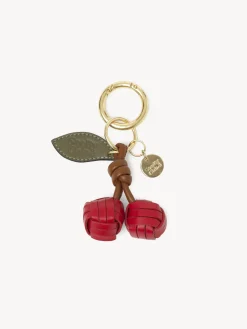 Women Chloé My Sbc Cherry Woven Key Ring
