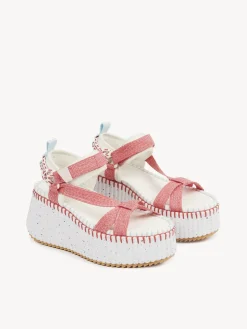 Women Chloé Nama Wedge Sandal