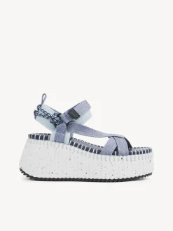Women Chloé Nama Wedge Sandal