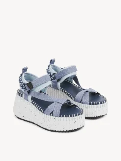 Women Chloé Nama Wedge Sandal