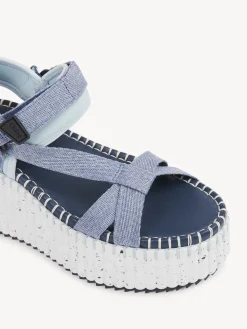 Women Chloé Nama Wedge Sandal