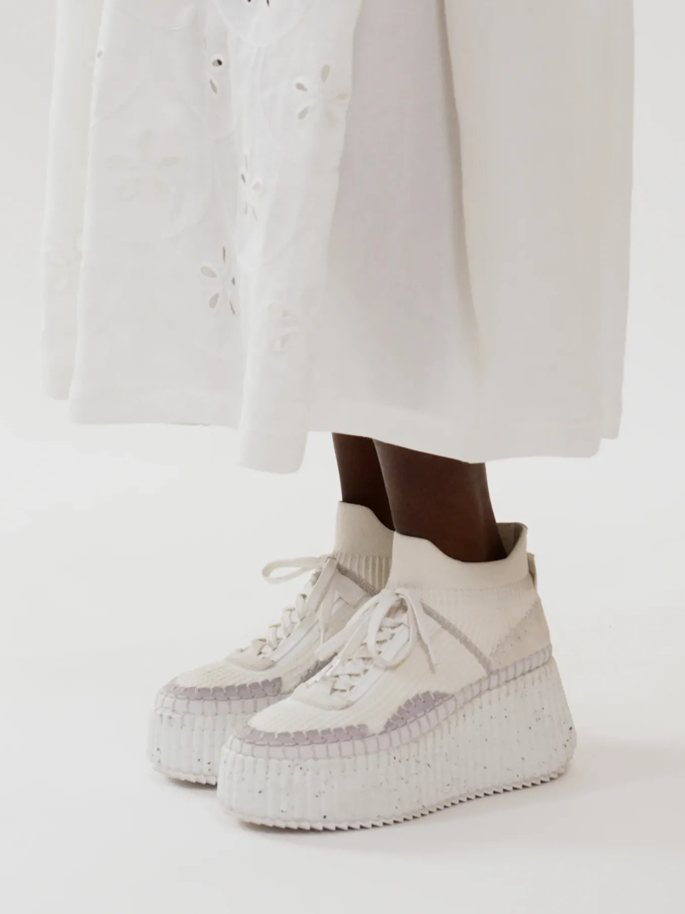 Women Chloé Nama Wedge Sneaker