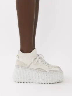 Women Chloé Nama Wedge Sneaker