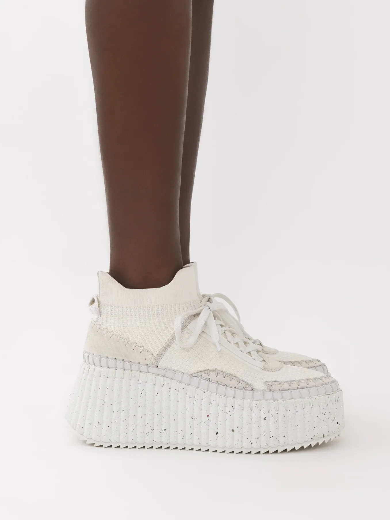 Women Chloé Nama Wedge Sneaker