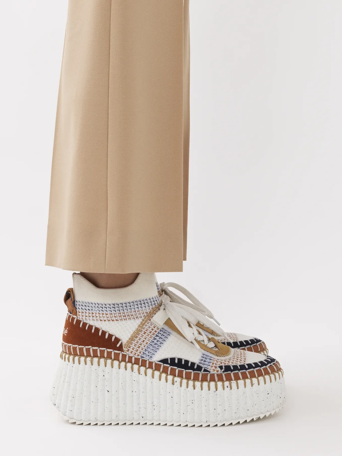 Women Chloé Nama Wedge Sneaker
