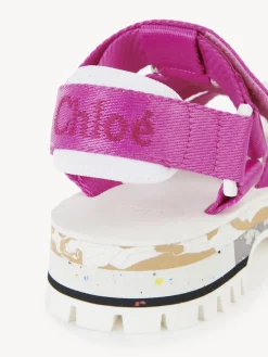 Women Chloé Nikie Active Flat Sandal
