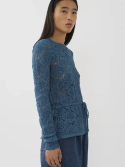 Women Chloé Open Stitch Knit Top