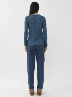 Women Chloé Open Stitch Knit Top
