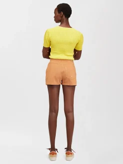 Women Chloé Pastel Denim Shorts