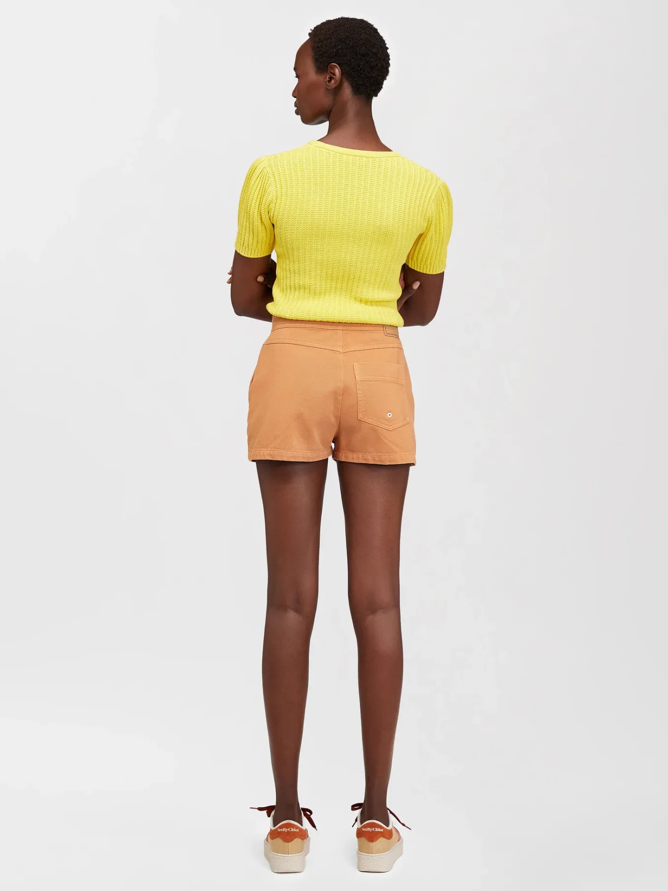 Women Chloé Pastel Denim Shorts
