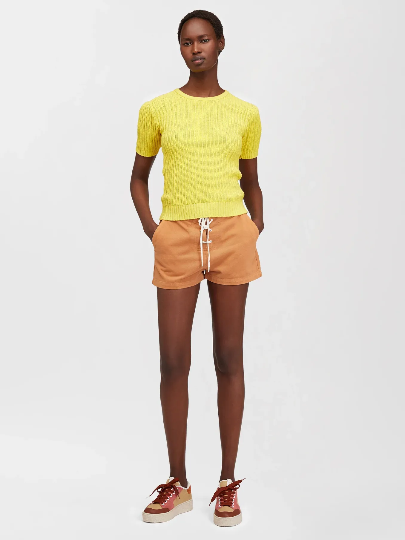 Women Chloé Pastel Denim Shorts