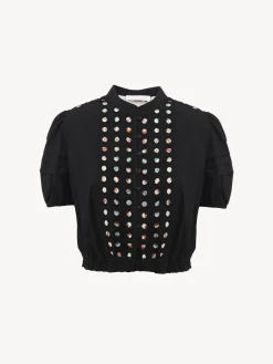 Women Chloé Petite Embroidered Top