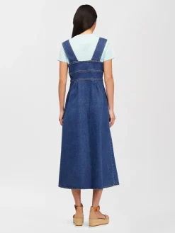 Women Chloé Pinafore Denim Dress