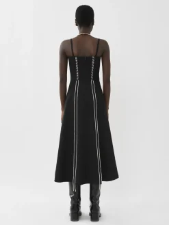 Women Chloé Pinafore Mid-Length Dress