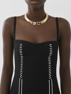 Women Chloé Pinafore Mid-Length Dress