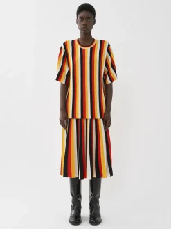 Women Chloé Pleated Midi Skirt