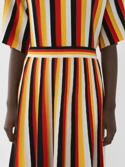 Women Chloé Pleated Midi Skirt