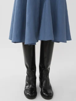 Women Chloé Pleated Mid-Length Dress