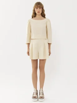 Women Chloé Pleated Shorts