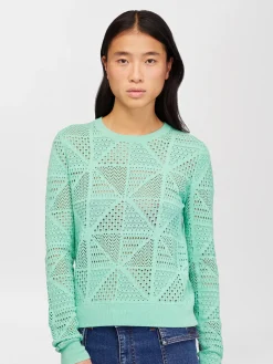 Women Chloé Pointelle Stitch Sweater