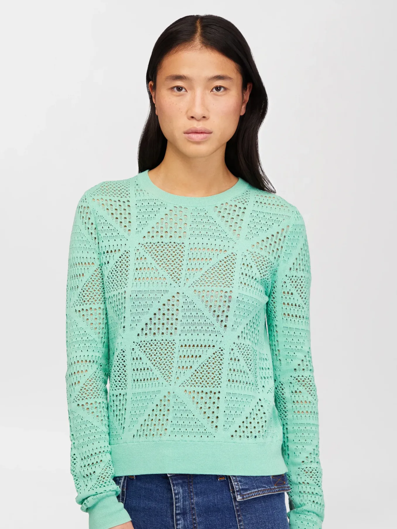Women Chloé Pointelle Stitch Sweater