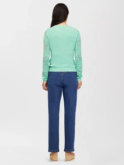 Women Chloé Pointelle Stitch Sweater