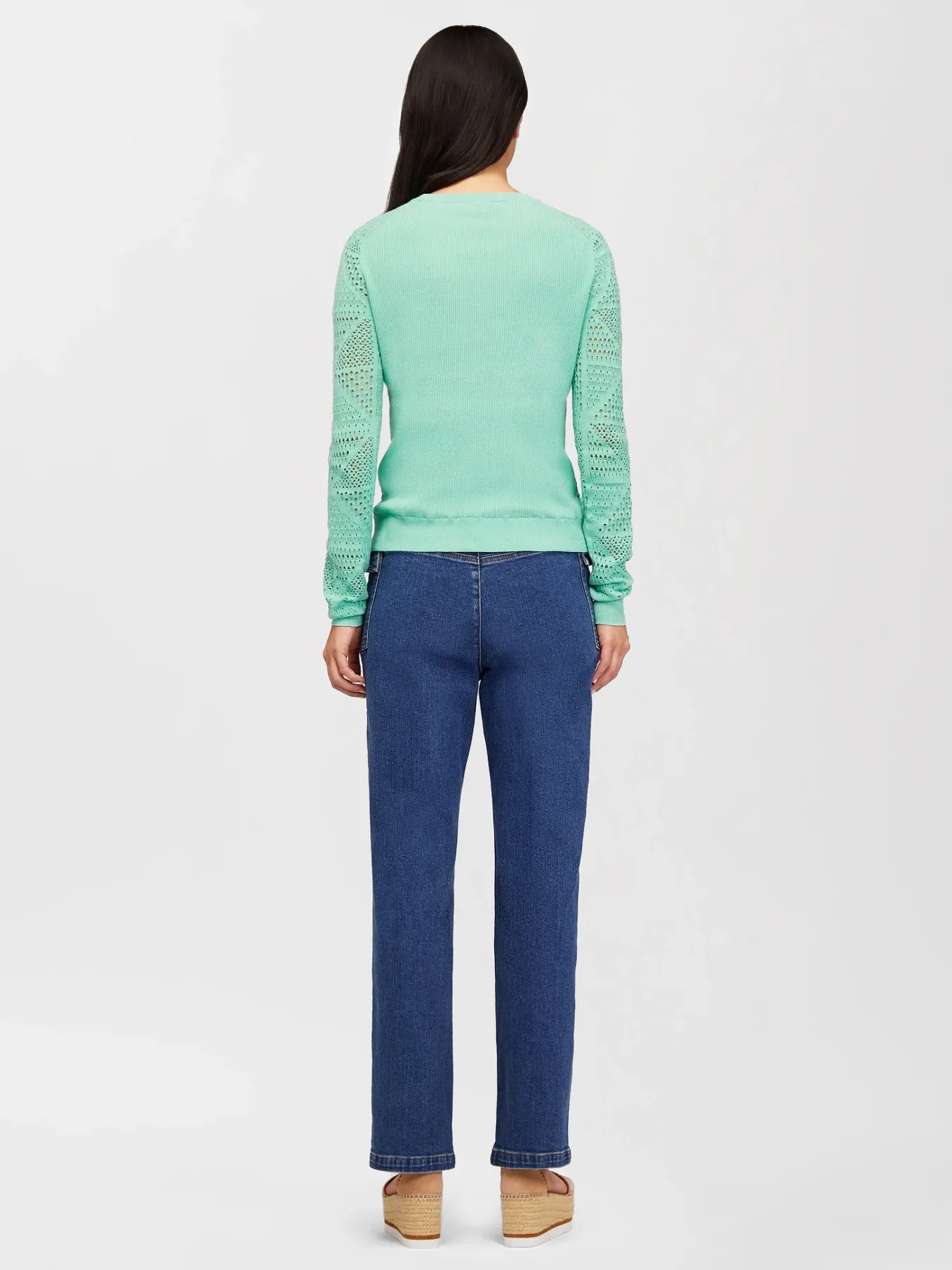 Women Chloé Pointelle Stitch Sweater