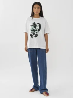 Women Chloé Printed Flame T-Shirt